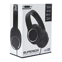 superior stereo wired headphones with mic