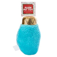 christmas bulb plush pet toy