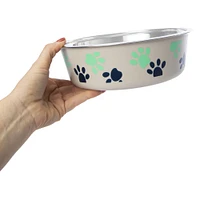 stainless steel pet bowl for large dogs 6.5 cups