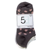 ladies super soft no-show socks 5-pack