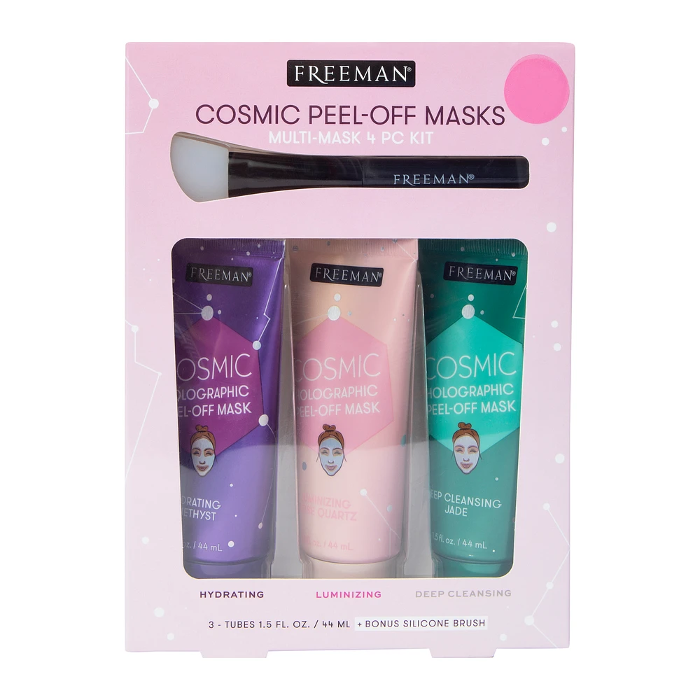 freeman® cosmic peel-off masks set