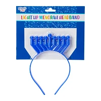 light up menorah headband