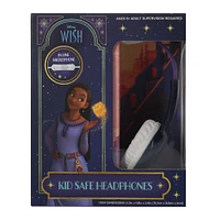 Disney Wish kid-safe wired headphones with mic