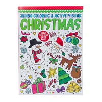 christmas jumbo coloring & activity book