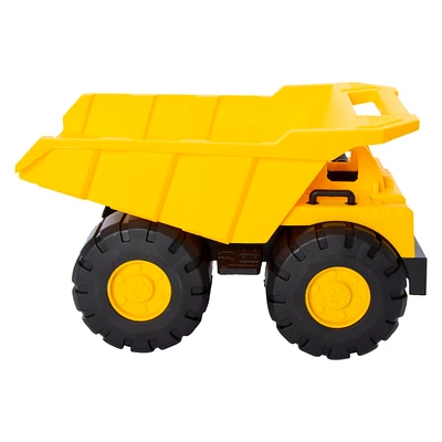 construction zone toy dump truck