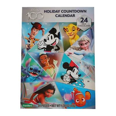 Disney 100 milk chocolate holiday countdown calendar