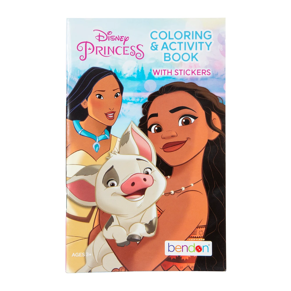 Disney Princess coloring & activity book with stickers