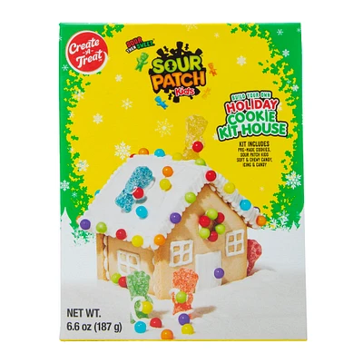 sour patch kids® build-your-own holiday cookie house kit