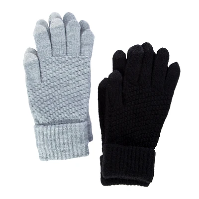 knit cuff gloves