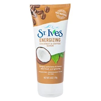 st. ives® energizing coconut & coffee scrub 6oz