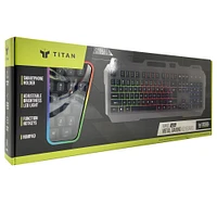 Wired LED Metal Gaming Keyboard For PC