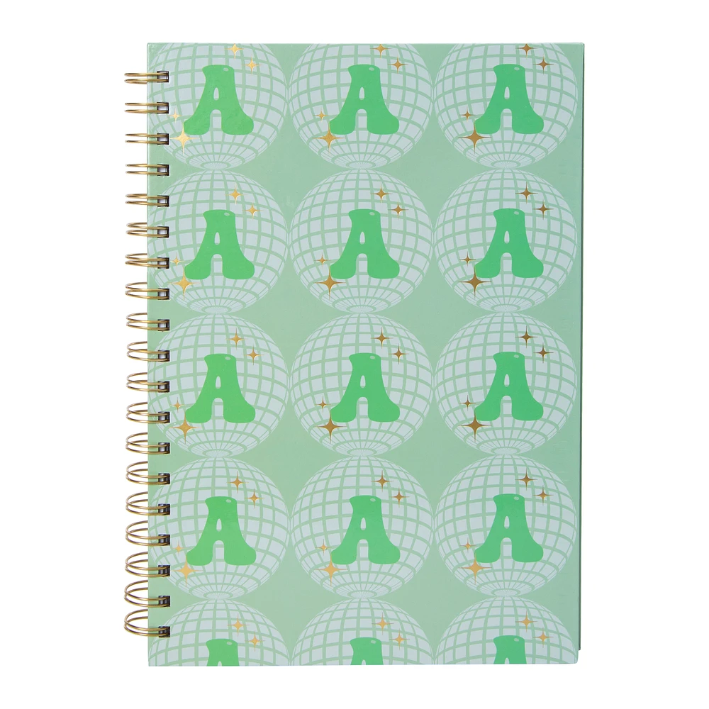 Monogram Disco Ball Journal