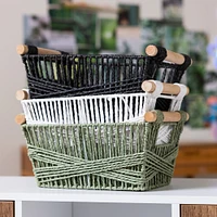 woven storage bin 8in x 12in