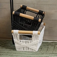 woven storage bin 8in x 12in