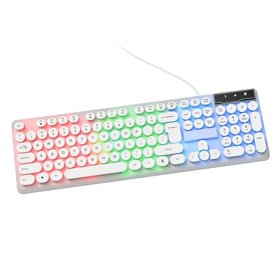unlocked lvl™ Wired LED Round Key Gaming Keyboard