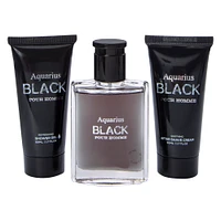 aquarius black pour homme 3-piece set