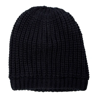 satin-lined beanie hat