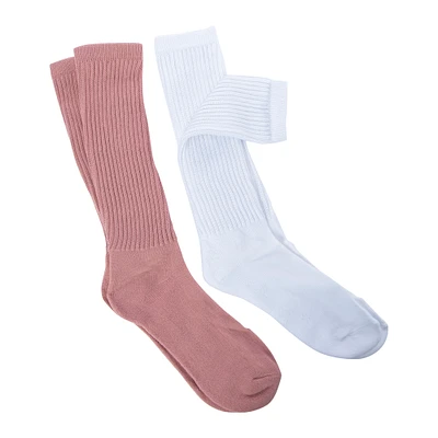 Ladies Slouch Socks 2-Pack