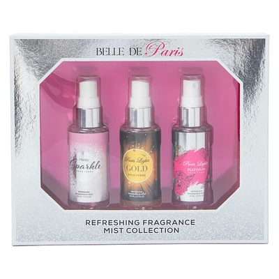 Belle De Paris Refreshing Fragrance Mist Collection 3-Piece Set