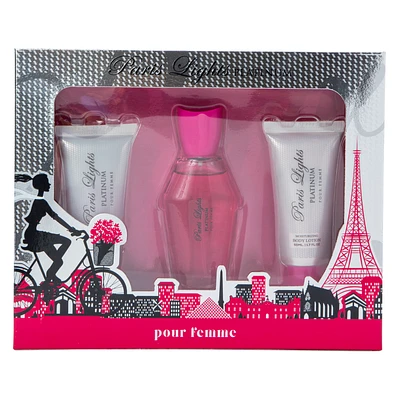 Paris Lights Platinum Pour Femme 3-Piece Set