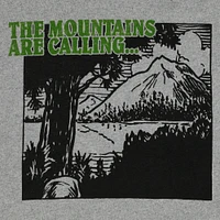 'the mountains are calling' graphic tee