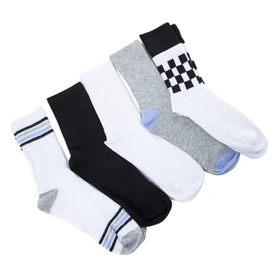 Ladies Crew Socks 5-Pack