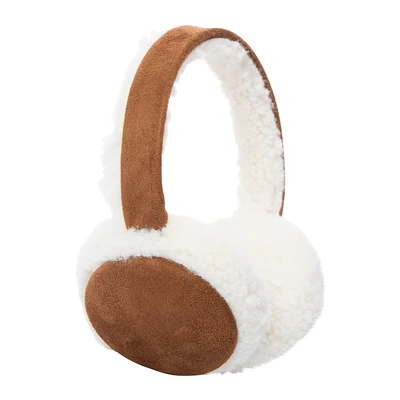 Faux Suede & Sherpa Earmuffs