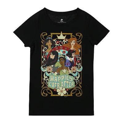 juniors Disney Princess ‘happily ever after’ graphic tee