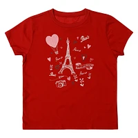 Juniors Paris Graphic Tee