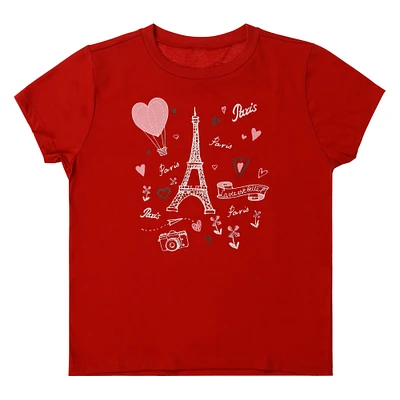 Juniors Paris Graphic Tee