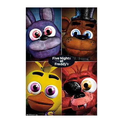 Five Nights At Freddy's™ Quad Plushies Poster 22.37in x 34in