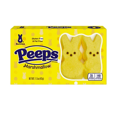 peeps® yellow marshmallow bunnies 4-pack