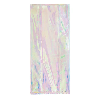 12-count iridescent cellophane loot bags with twist ties