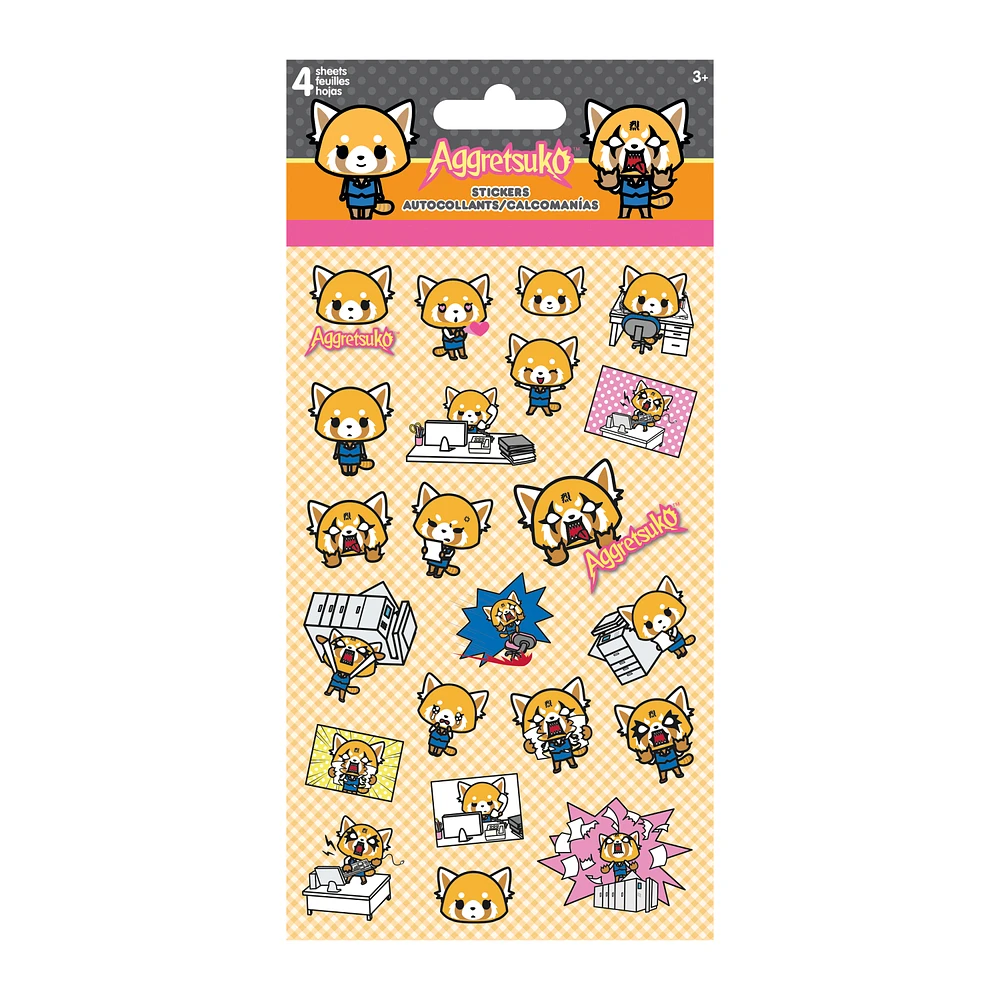 Aggretsuko™ Stickers 4 Sheets