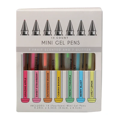 Mini Gel Pens Set 14-Count