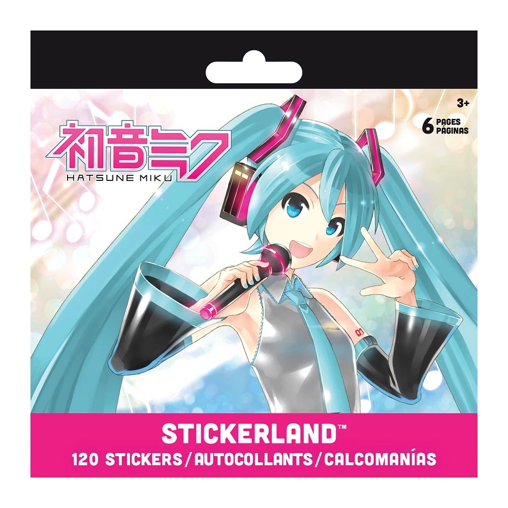 Hatsune Miku Stickerland™ Book with 120 Stickers