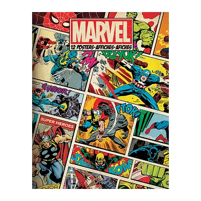 Marvel Poster Book 12-Count