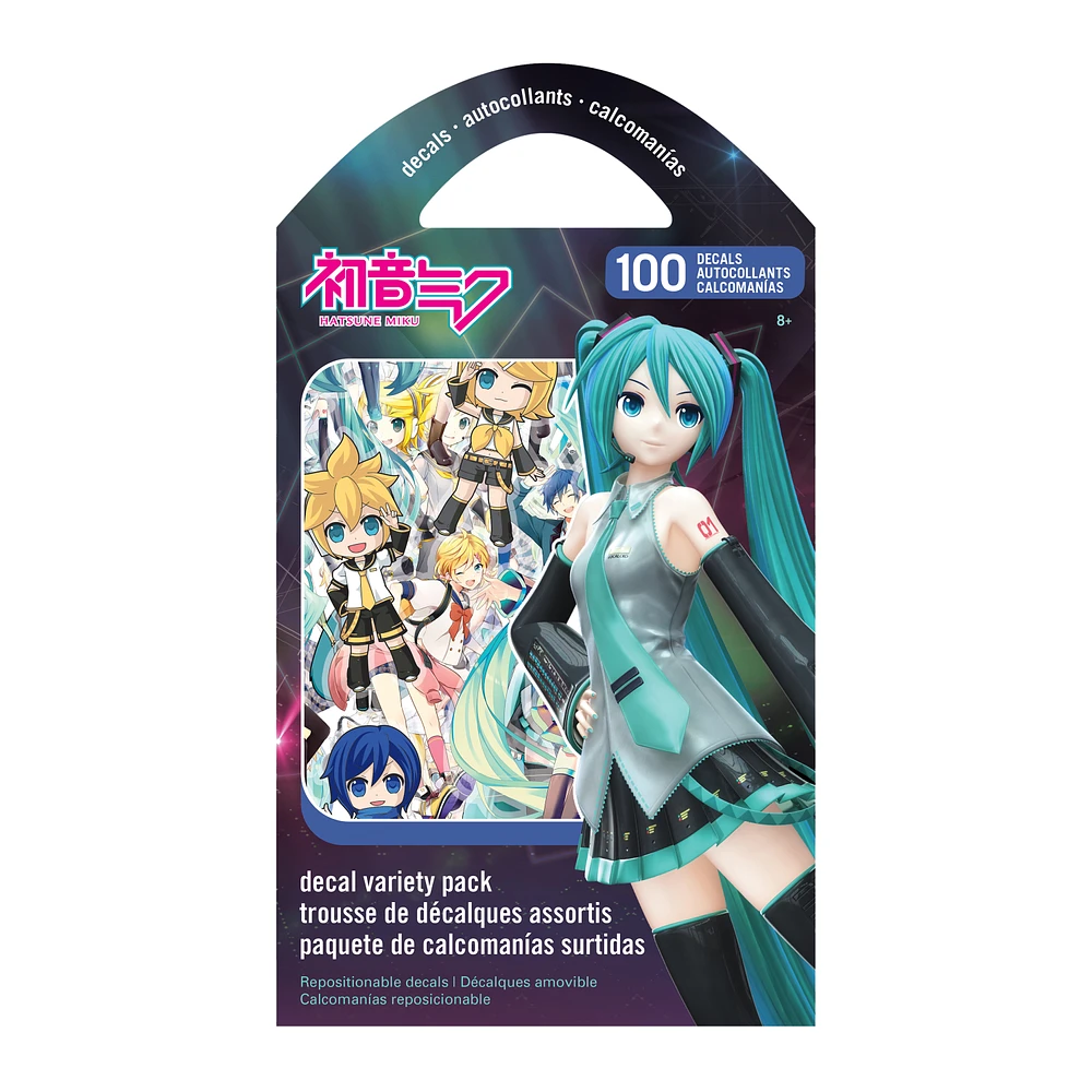 Hatsune Miku™ Book with 100 Repositionable Stickers