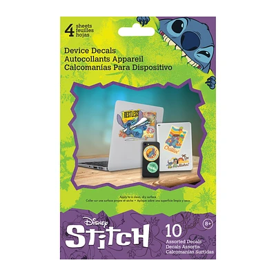 Disney Stitch Device Decals 10-Count