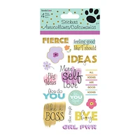 Girl Power Stickers 4 Sheets