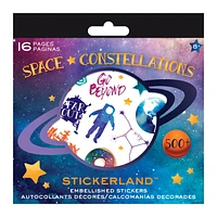 Embellished Space Constellations Stickerland™ Book With Over 500 Stickers