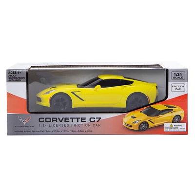 chevrolet corvette® 1:24 licensed friction car