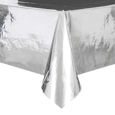 silver foil table cover 4.5ft x 9ft