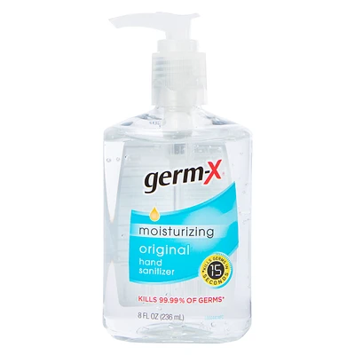 germ-x® advanced moisturizing hand sanitizer pump dispenser 8oz