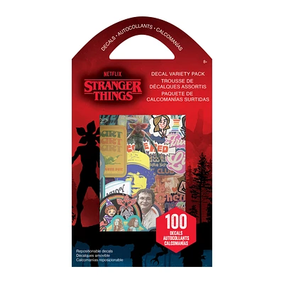 Stranger Things™ Decal Variety Pack with 100 Repositionable Sticker Decals