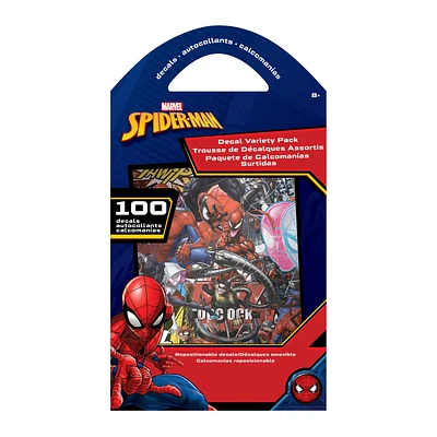 Spider-Man Decal Variety Pack with 100 Repositionable Sticker Decals