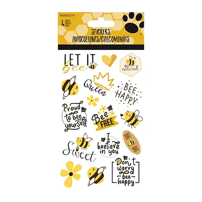 Bee Stickers 4 Sheets