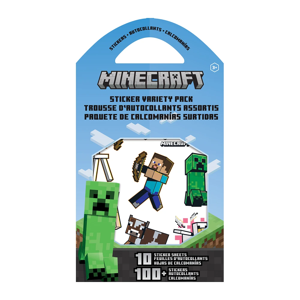 Minecraft™ Sticker Variety Pack With 100+ Stickers