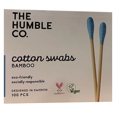 the humble co. bamboo cotton swabs 100-count