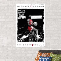 Michael Jordan Chicago Bulls Poster 22.37in x 34in